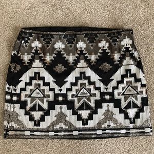 Express Sequin Skirt